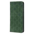 For Xiaomi Redmi 9A Lucky Flowers Embossing Pattern Magnetic Horizontal Flip Leather Case with Holder & Card Slots(Dark Green) - 2