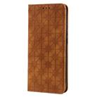 For Xiaomi Redmi 9A Lucky Flowers Embossing Pattern Magnetic Horizontal Flip Leather Case with Holder & Card Slots(Yellow Brown) - 2