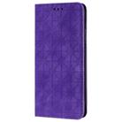 For Xiaomi Redmi 9C Lucky Flowers Embossing Pattern Magnetic Horizontal Flip Leather Case with Holder & Card Slots(Purple) - 2