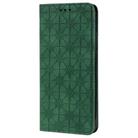 For Xiaomi Redmi 9C Lucky Flowers Embossing Pattern Magnetic Horizontal Flip Leather Case with Holder & Card Slots(Dark Green) - 2