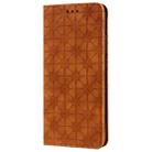 For Xiaomi Redmi 9C Lucky Flowers Embossing Pattern Magnetic Horizontal Flip Leather Case with Holder & Card Slots(Yellow Brown) - 2