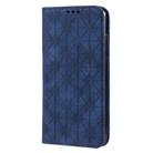 For Huawei Honor 9X Lite Lucky Flowers Embossing Pattern Magnetic Horizontal Flip Leather Case with Holder & Card Slots(Dark Blue) - 2