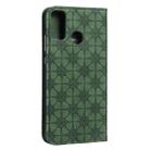 For Huawei Honor 9X Lite Lucky Flowers Embossing Pattern Magnetic Horizontal Flip Leather Case with Holder & Card Slots(Dark Green) - 7