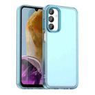 For Samsung Galaxy C55 Candy PC Hybrid TPU Shockproof Phone Case(Blue) - 1