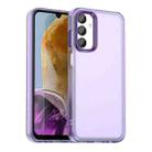 For Samsung Galaxy C55 Candy PC Hybrid TPU Shockproof Phone Case(Purple) - 1