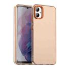 For Samsung Galaxy F05 Candy PC Hybrid TPU Shockproof Phone Case(Orange) - 1