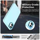 For Samsung Galaxy F05 Candy PC Hybrid TPU Shockproof Phone Case(Blue) - 2