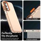 For Samsung Galaxy M35 5G Candy PC Hybrid TPU Shockproof Phone Case(Orange) - 3