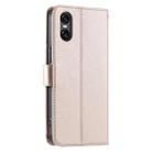 For Sony Xperia 5 VI 2024 Ring Buckle Rhombic Leather Phone Case(Rose Gold) - 3