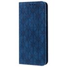 For Samsung Galaxy Note20 Lucky Flowers Embossing Pattern Magnetic Horizontal Flip Leather Case with Holder & Card Slots(Dark Blue) - 2