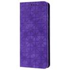 For Samsung Galaxy Note20 Lucky Flowers Embossing Pattern Magnetic Horizontal Flip Leather Case with Holder & Card Slots(Purple) - 2