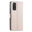 For Redmi Note 11S / 11 4G Global Ring Buckle Rhombic Leather Phone Case(Rose Gold) - 3