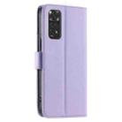 For Redmi Note 11S / 11 4G Global Ring Buckle Rhombic Leather Phone Case(Purple) - 3