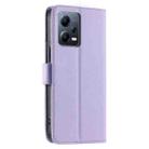For Redmi Note 12 Pro+ 5G Global Ring Buckle Rhombic Leather Phone Case(Purple) - 3