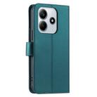 For Redmi Note 14 5G / Poco M7 Pro 5G Ring Buckle Rhombic Leather Phone Case(Green) - 3
