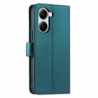 For Redmi Turbo 4 5G / Poco X7 Pro 5G Ring Buckle Rhombic Leather Phone Case(Green) - 3