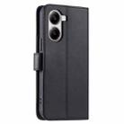 For Redmi Turbo 4 5G / Poco X7 Pro 5G Ring Buckle Rhombic Leather Phone Case(Black) - 3