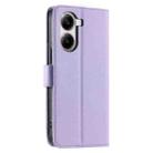 For Redmi Turbo 4 5G / Poco X7 Pro 5G Ring Buckle Rhombic Leather Phone Case(Purple) - 3
