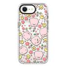 For iPhone 7 / 8 / SE 2020 2022 Simple Illustration Pattern Full Coverage Phone Case(Candied Haws Pig) - 1