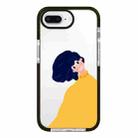 For iPhone 7 Plus / 8 Plus Simple Illustration Pattern Full Coverage Phone Case(Sweater Couple B) - 1