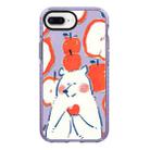 For iPhone 7 Plus / 8 Plus Simple Illustration Pattern Full Coverage Phone Case(Apple Bear) - 1