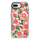 For iPhone 7 Plus / 8 Plus Simple Illustration Pattern Full Coverage Phone Case(Fresh Flower B) - 1