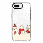 For iPhone 7 Plus / 8 Plus Simple Illustration Pattern Full Coverage Phone Case(Winter Bear) - 1