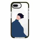 For iPhone 7 Plus / 8 Plus Simple Illustration Pattern Full Coverage Phone Case(Sweater Couple A) - 1