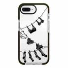 For iPhone 7 Plus / 8 Plus Simple Illustration Pattern Full Coverage Phone Case(Clothesline) - 1