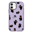For iPhone 11 Simple Illustration Pattern Full Coverage Phone Case(Cute Dog Bear C) - 1