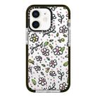 For iPhone 11 Simple Illustration Pattern Full Coverage Phone Case(Fresh Flower C) - 1