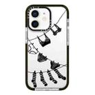 For iPhone 11 Simple Illustration Pattern Full Coverage Phone Case(Clothesline) - 1