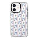 For iPhone 11 Simple Illustration Pattern Full Coverage Phone Case(Bowknot Flowers) - 1