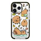 For iPhone 11 Pro Simple Illustration Pattern Full Coverage Phone Case(Capybara B) - 1