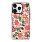 For iPhone 11 Pro Max Simple Illustration Pattern Full Coverage Phone Case(Fresh Flower B) - 1