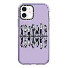 For iPhone 12 mini Simple Illustration Pattern Full Coverage Phone Case(Simple Girl B) - 1