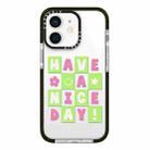 For iPhone 12 mini Simple Illustration Pattern Full Coverage Phone Case(Good Day A) - 1