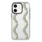 For iPhone 12 mini Simple Illustration Pattern Full Coverage Phone Case(Flowers) - 1