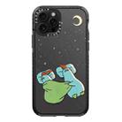 For iPhone 12 Pro Max Simple Illustration Pattern Full Coverage Phone Case(Sleeping Duck) - 1