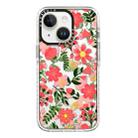 For iPhone 13 Simple Illustration Pattern Full Coverage Phone Case(Fresh Flower B) - 1