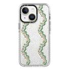 For iPhone 13 mini Simple Illustration Pattern Full Coverage Phone Case(Flowers) - 1