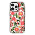 For iPhone 13 Pro Simple Illustration Pattern Full Coverage Phone Case(Fresh Flower B) - 1