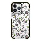 For iPhone 13 Pro Max Simple Illustration Pattern Full Coverage Phone Case(Fresh Flower C) - 1
