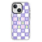 For iPhone 15 Plus Simple Illustration Pattern Full Coverage Phone Case(Good Day B) - 1