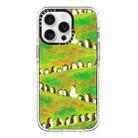 For iPhone 15 Pro Simple Illustration Pattern Full Coverage Phone Case(Penguin) - 1