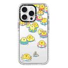 For iPhone 15 Pro Simple Illustration Pattern Full Coverage Phone Case(Duck Holiday A) - 1