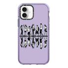 For iPhone 16 Simple Illustration Pattern Full Coverage Phone Case(Simple Girl B) - 1