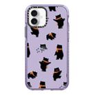 For iPhone 16 Simple Illustration Pattern Full Coverage Phone Case(Cute Dog Bear C) - 1