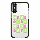 For iPhone X / XS Simple Illustration Pattern Full Coverage Phone Case(Good Day A) - 1