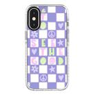 For iPhone X / XS Simple Illustration Pattern Full Coverage Phone Case(Good Day B) - 1